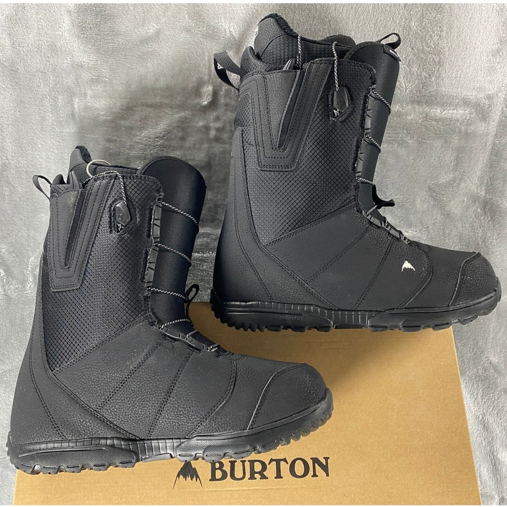 Burton Snowboard Boots Men 12 Black Moto Speedzone Lightweight 10436105001